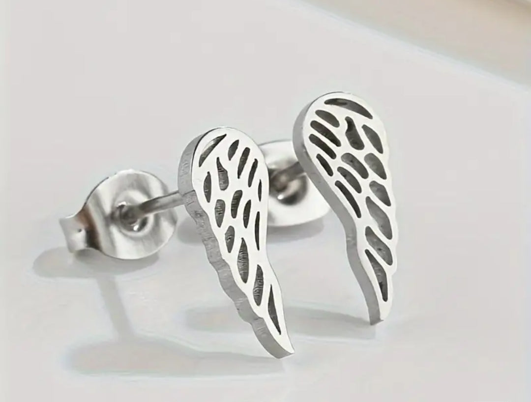 Angelina Wing Stud Earrings