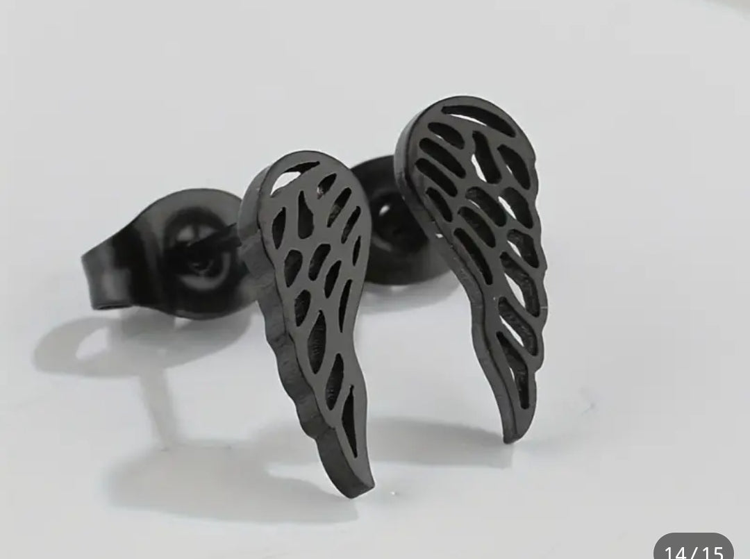 Angelina Wing Stud Earrings