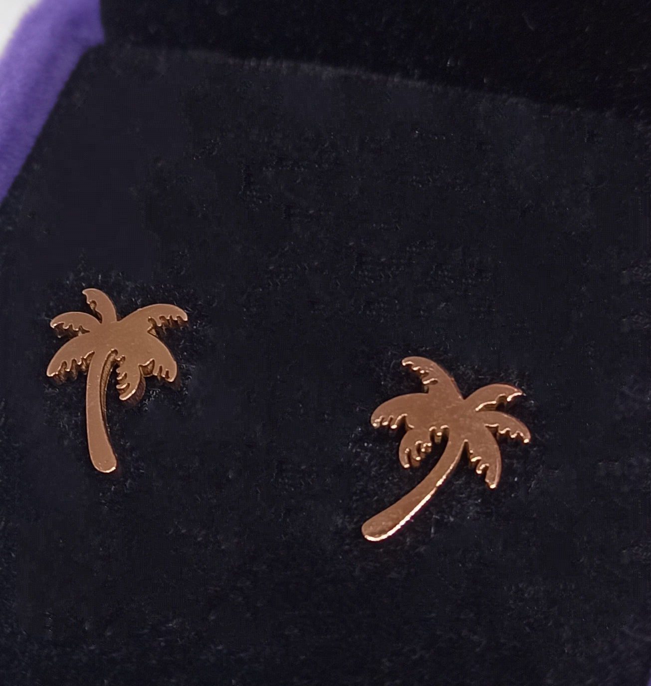 Tamara Palm Tree Studs